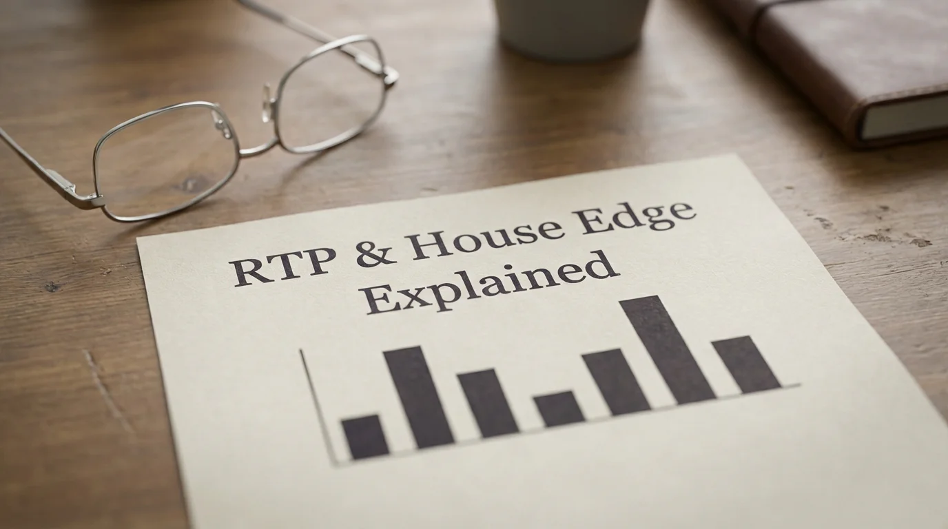 RTP and house edge explained for UK gambling sites covering slots and table games